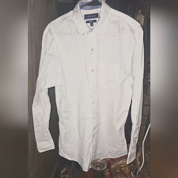 CROWN & IVY DRESS SHIRT - Picture 1 of 2